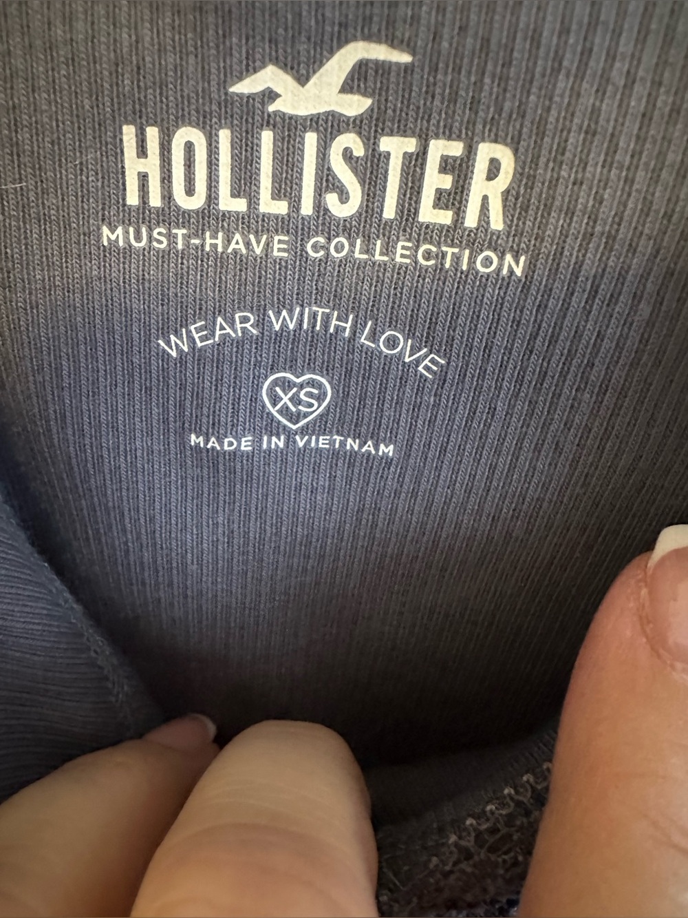 Hollister teen girls dark grey camisole tank top size XSmall - Picture 6 of 15